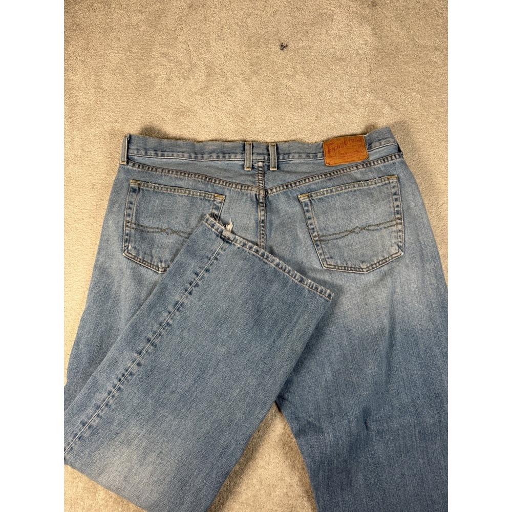 Vintage Lucky Brand Relaxed Bootleg Mens Jeans Size 40x32 Distressed Made in USA